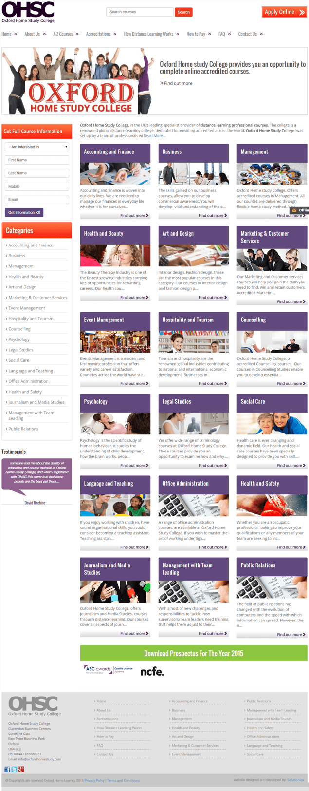 Oxford Home Study College